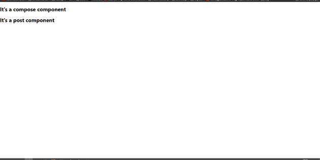 First react application