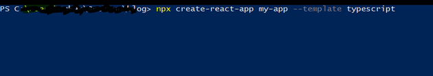 Create a react app